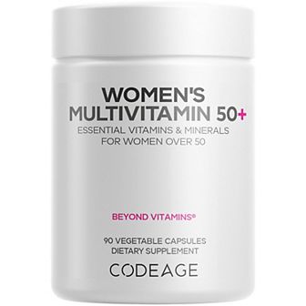 Codeage Women’s Multivitamin 50, Essential Vitamins, Minerals for Women Over 50, Superfoods, 90 ct