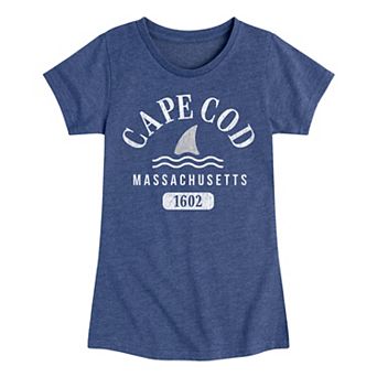 Girls 7-16 Cape Cod Massachusetts Graphic Tee