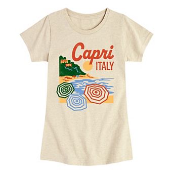 Girls 7-16 Capri Italy Graphic Tee
