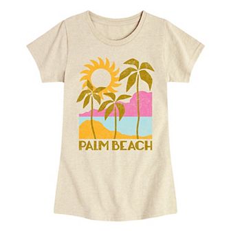 Girls 7-16 Palm Beach Graphic Tee