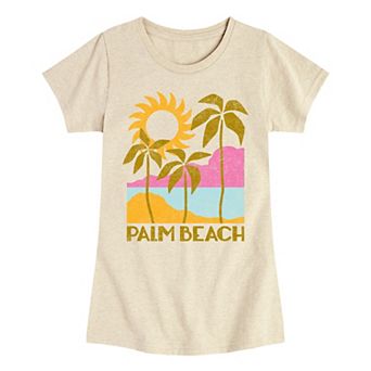 Girls 7-16 Palm Beach Graphic Tee