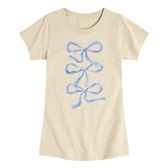Girls 7-16 Bows Graphic Tee