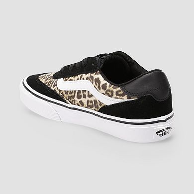 Vans® Brooklyn Women's Leopard Lace-Up Casual Sneakers