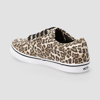 Vans® Atwood Women's Low Leopard Lace-Up Sneakers