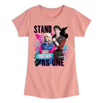 Disney's Zombies 4 Girls 7-16 Stand Together As One Graphic Tee