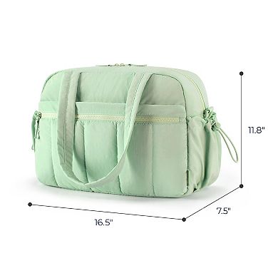 BAGSMART Puffy Water-Resistant Duffel Bag
