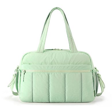BAGSMART Puffy Water-Resistant Duffel Bag