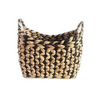 Neatly Checkered Natural Large Basket