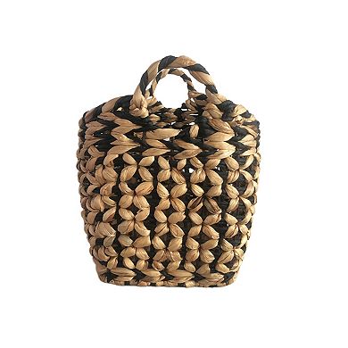 Neatly Checkered Natural Large Basket
