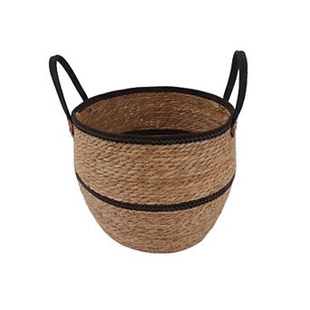 Neatly Round Large Straw Basket
