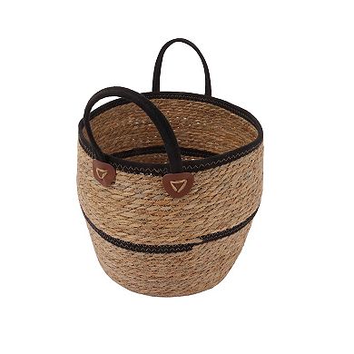 Neatly Round Straw Basket Large
