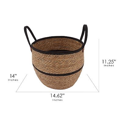 Neatly Round Straw Basket Large