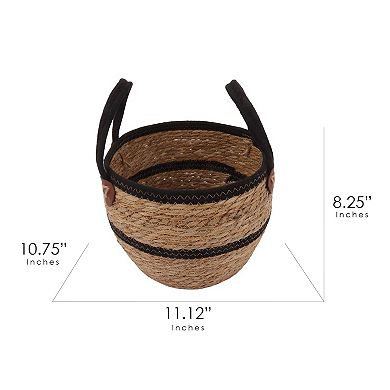 Neatly Round Straw Basket Small
