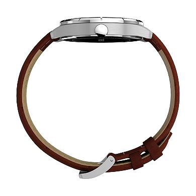 Timex® Main Street Men's Leather Strap Watch - TW2Y16