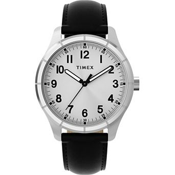 Timex® Main Street Men's Leather Strap Watch - TW2Y16