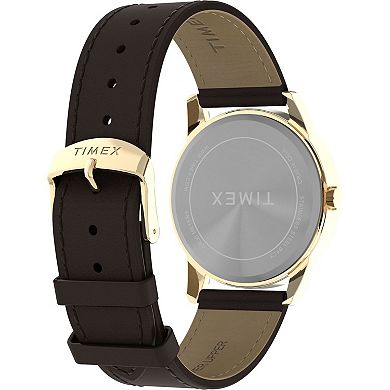 Timex® Easy Reader Men's Leather Strap Watch - TW2Y12