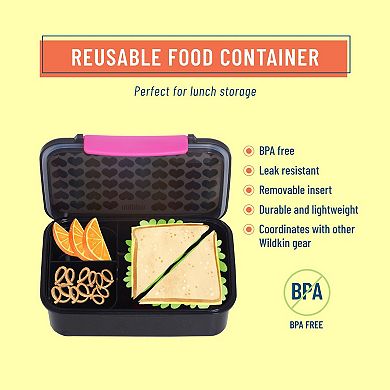 Rainbow Hearts Reusable Food Container Bento Box