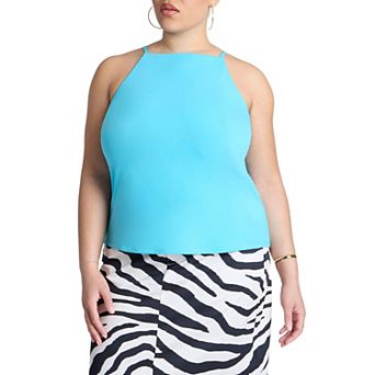 ELOQUII Women's Plus Size Square Neckline Tank