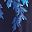 Navy Blue Leaves