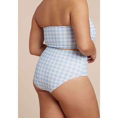 ELOQUII Women's Plus Size High Waisted Bikini Bottom