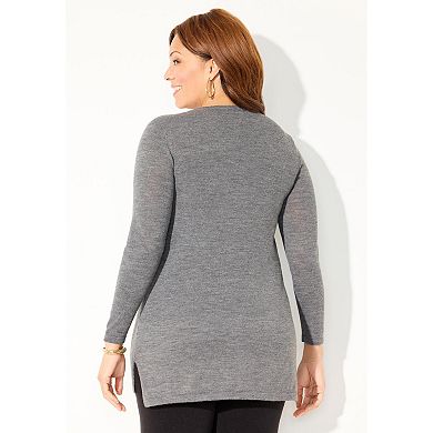 Catherines Women's Plus Size Cashmiracle V-Neck Sweater