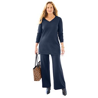 Catherines Women's Plus Size Cashmiracle V-Neck Sweater
