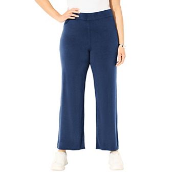 Catherines Women's Plus Size Cashmiracle Wide Leg Pant