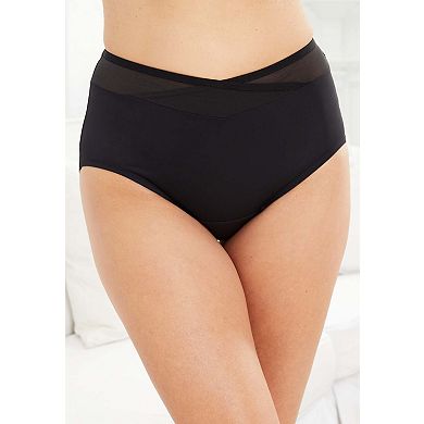 Comfort Choice Plus Size 3-Pack Microfiber Brief