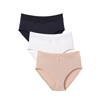 Comfort Choice Plus Size 3-Pack Microfiber Brief