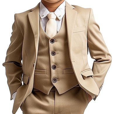 Boy's Tailored-Fit Suit Separates Vest Only, Toddler Boys