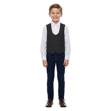 Boy's Tailored-Fit Suit Separates Vest Only, Toddler Boys