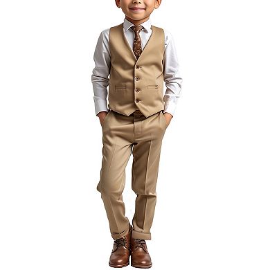 Boy's Tailored-Fit Suit Separates Vest Only, Toddler Boys