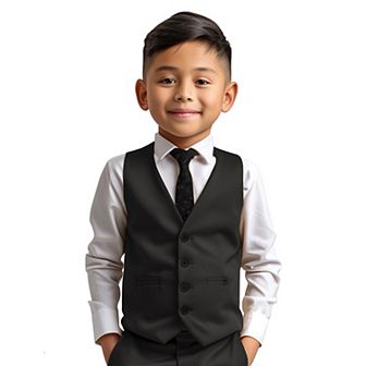 Boy's Tailored-Fit Suit Separates Vest Only, Toddler Boys