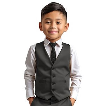Boy's Tailored-Fit Suit Separates Vest Only, Toddler Boys