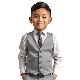 Boy's Tailored-Fit Suit Separates Vest Only, Toddler Boys