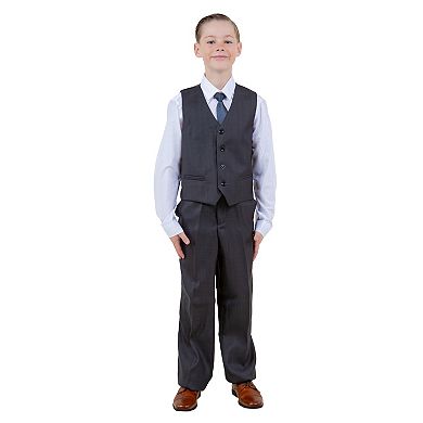 Solid 5pc Suit Set w/ Dress Shirt and Tie, Toddler Boys (2T-3T)