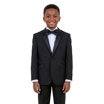 Tuxedo 4 pc Suit Set w/ Dress Shirt & Bowtie, Toddler Boys (2T-3T)