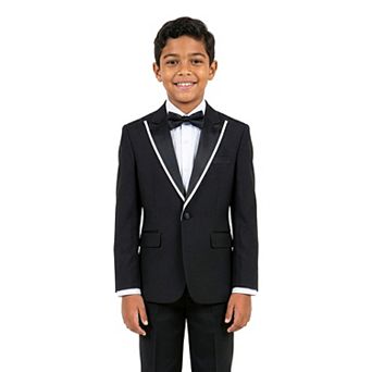 Tuxedo 4 pc Suit Set w/ Dress Shirt & Bowtie, Toddler Boys (2T-3T)