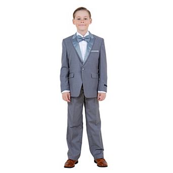Tuxedo 4 pc Suit Set w/ Dress Shirt & Bowtie, Toddler Boys (2T-3T)