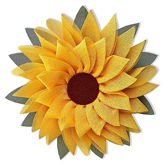 Charming Burlap Sunflower 22" Wreath, Vintage Front Door Decor with Rustic Farmhouse Style