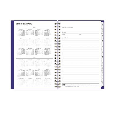 BLUE SKY Stars & Moons Weekly / Monthly Wirebound Planner