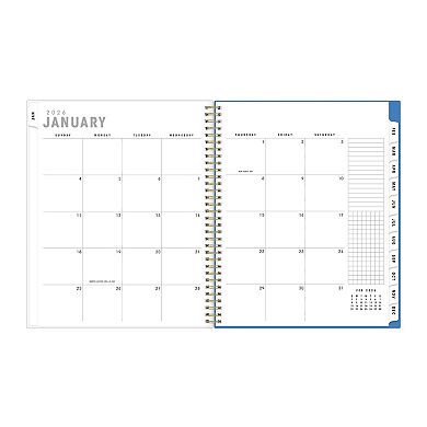 BLUE SKY Weekly & Monthly Wirebound Planner