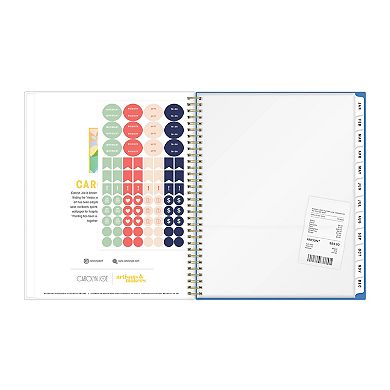 BLUE SKY Weekly & Monthly Wirebound Planner