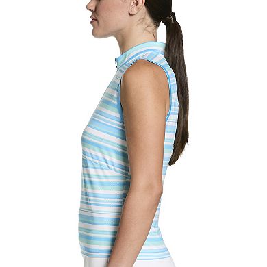 Women's Grand Slam Half-Zip Sleeveless Golf Top