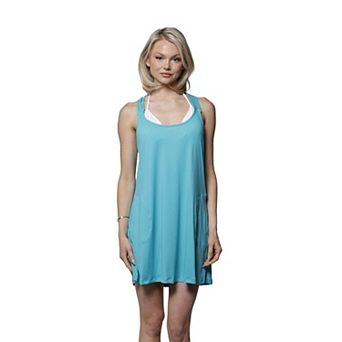 Women's J. Valdi Macrame Back Swim Cover Up Mini Dress