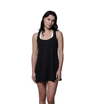 Women's J. Valdi Macrame Back Swim Cover Up Mini Dress