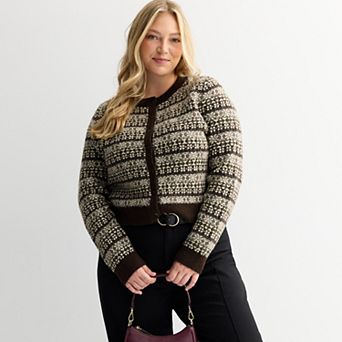 Juniors' Plus Size SO® Core Cardigan Sweater