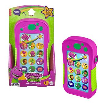 Fisher-Price Barney's World Hey Barney Phone Musical Toy with Lights