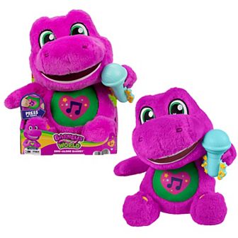 Fisher-Price Barney's World Sing Along Plush Toy with Songs and Sounds
