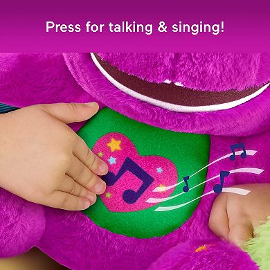Fisher-Price Barney's World Sing Along Plush Toy with Songs and Sounds
